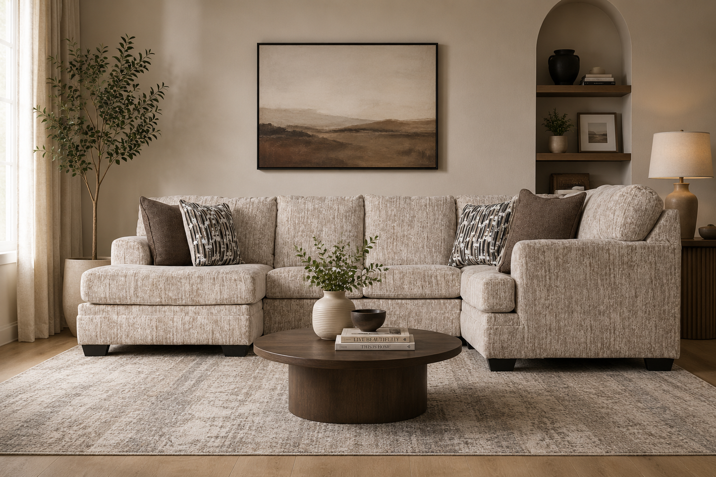 Seraphina 4-piece Sectional Sofa Set