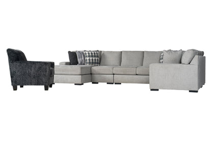 Beaumont 5-piece Sectional Sofa Set + Accent Chair