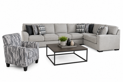 Beaumont 5-piece Sectional Sofa Set + Accent Chair