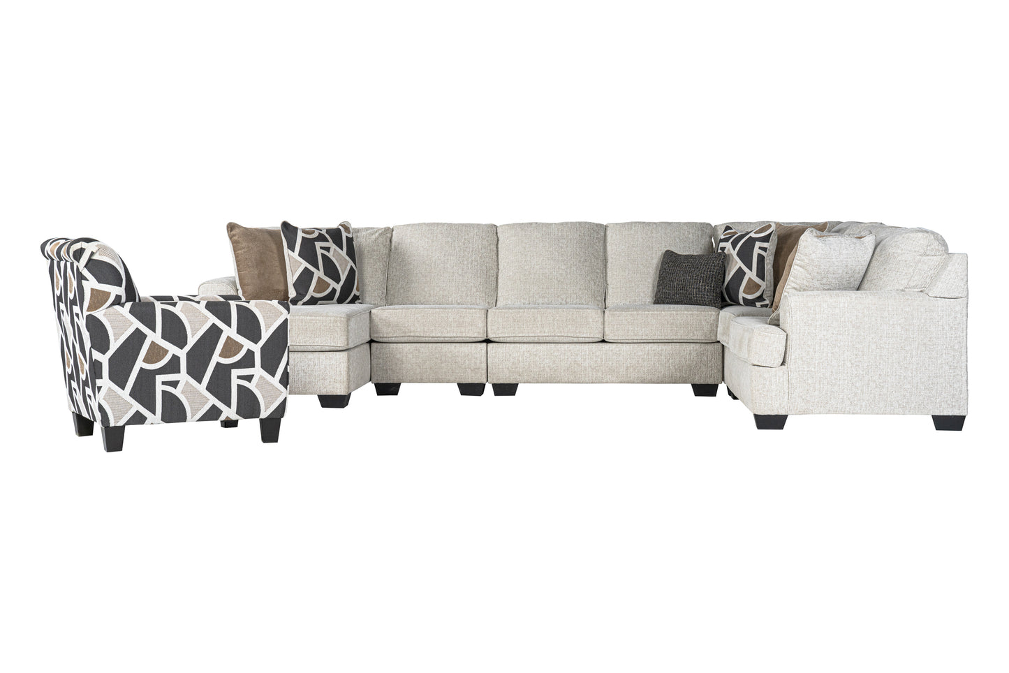 Relaxatron 5-piece Sectional Sofa Set + Accent Chair