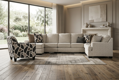 Relaxatron 5-piece Sectional Sofa Set + Accent Chair