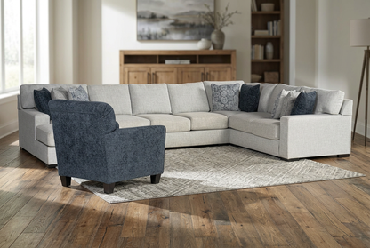 Celeste 5-piece Sectional Sofa Set + Accent Chair