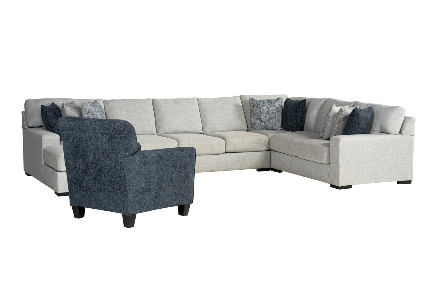 Celeste 5-piece Sectional Sofa Set + Accent Chair