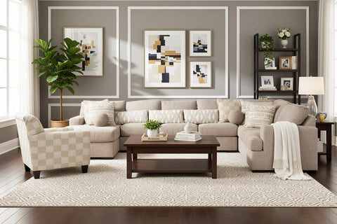 Lawson 5-piece Sectional Sofa Set + Accent Chair