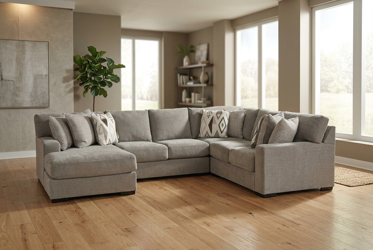 Nuvin 4-piece Sectional Sofa Set