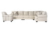 Veloura 4-piece Sectional Sofa Set + Accent Chair
