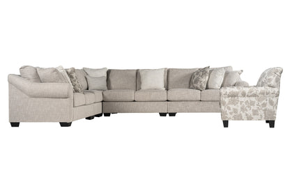 Opaline 4-piece Sectional Sofa Set + Accent Chair