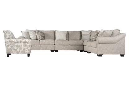 Opaline 4-piece Sectional Sofa Set + Accent Chair