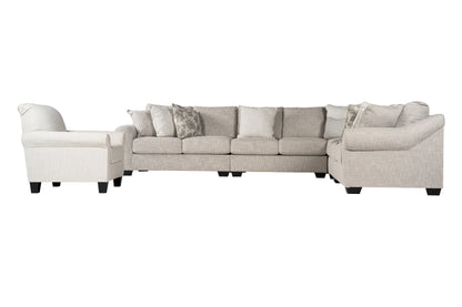 Opaline 4-piece Sectional Sofa Set + Accent Chair
