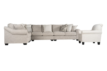 Opaline 4-piece Sectional Sofa Set + Accent Chair