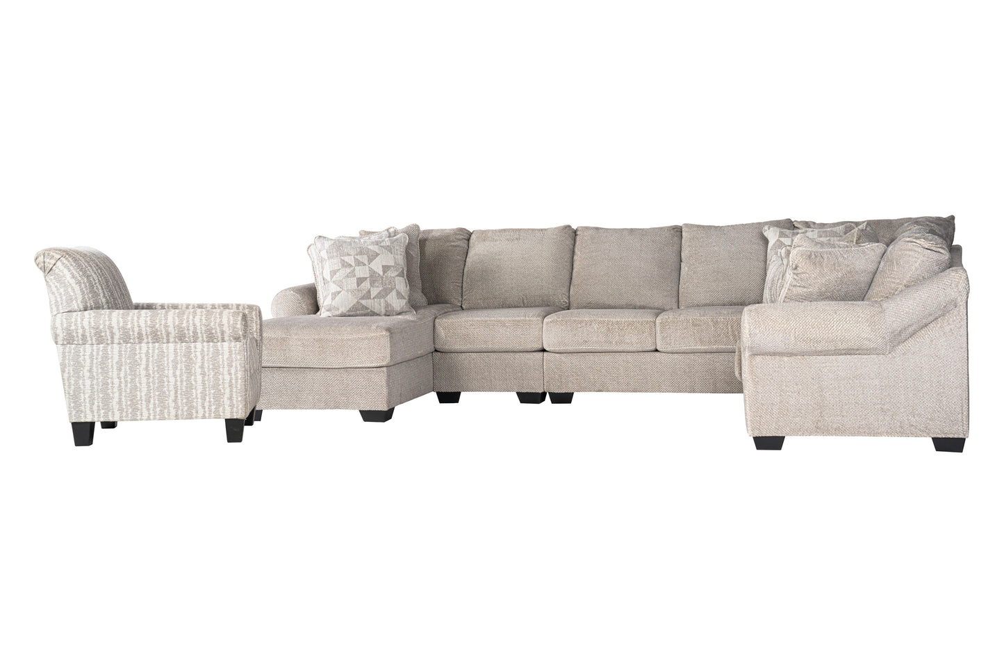 Camaby 5-piece Sectional Sofa Set + Accent Chair