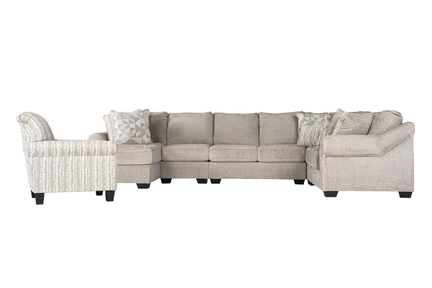 Camaby 5-piece Sectional Sofa Set + Accent Chair