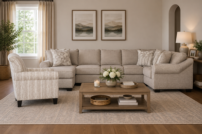 Camaby 5-piece Sectional Sofa Set + Accent Chair