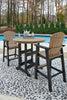 Fairen Trail Round Bar Table With Umb Opt