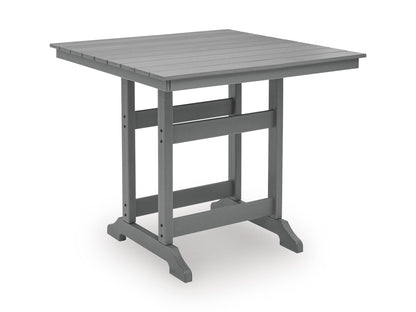 Ross Cove Square Counter Tbl With Umb Opt