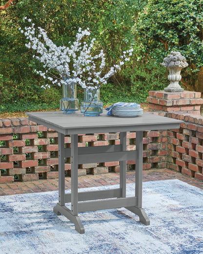 Ross Cove Square Counter Tbl With Umb Opt