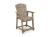 Sandy Dune Outdoor Table Set With 6 Barstool