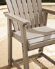 Sandy Dune Outdoor Table Set With 6 Barstool