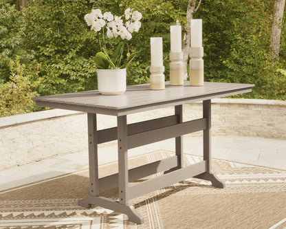 Sandy Dune Rect Counter Table With Umb Opt