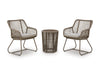 Monarch Heights Chairs With Cush/Table Set