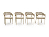 Outdoor Table Set With 4 Chairs
