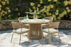 Outdoor Table Set With 4 Chairs