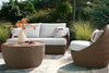 Revare Beach Outdoor Sofa Set With Cocktail Table