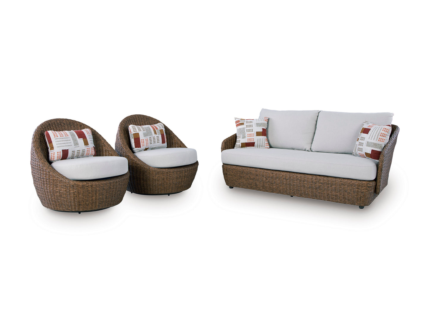 Revare Beach Outdoor Sofa Set With Cocktail Table