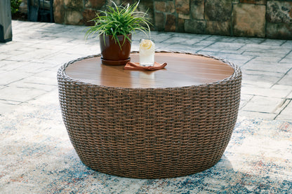 Revare Beach Outdoor Sofa Set With Cocktail Table