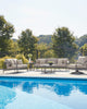 North Island Outdoor Sofa Set With Cocktail Table & End Table