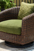 Horizon Hall Outdoor Sofa Set With Cocktail Table & End Table