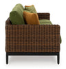 Horizon Hall Outdoor Sofa Set With Cocktail Table & End Table