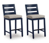 Mabry Shores Outdoor Table Set With 6 Barstools