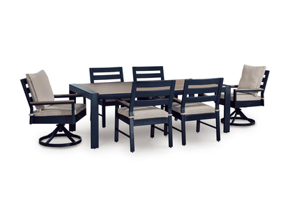 Mabry Shores Rect Dining Table With Umb Opt