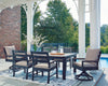 Mabry Shores Outdoor Table Set With 6 Chairs