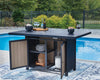 Mabry Shores Outdoor Table Set With 6 Barstools