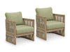 VisionLaneOutdoorSofaSetWithCocktailTable