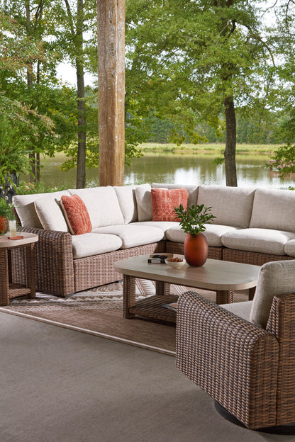 Angel Island Swivel Lounge With Cushion