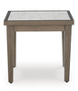 Rainier Ranch Outdoor Sofa Set With Cocktail Table & End Table