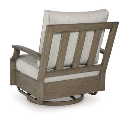 Rainier Ranch Outdoor Sofa Set With Cocktail Table & End Table