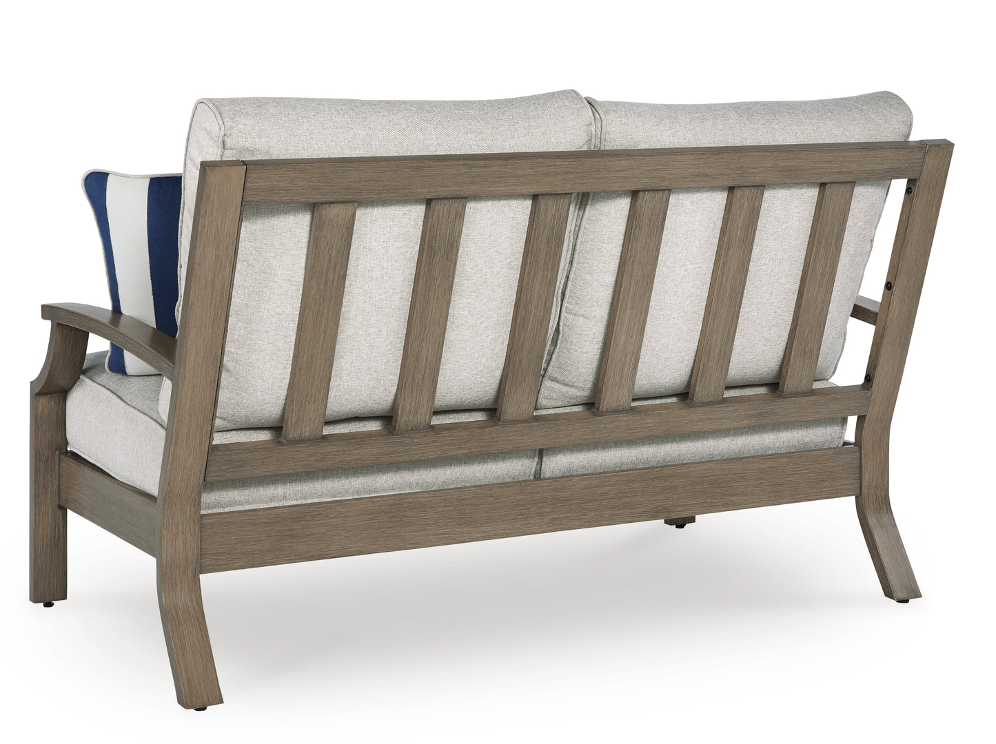 Rainier Ranch Outdoor Sofa Set With Cocktail Table & End Table