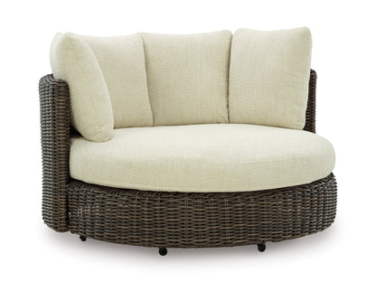 Kimora Swivel Lounge Chair With Cushion