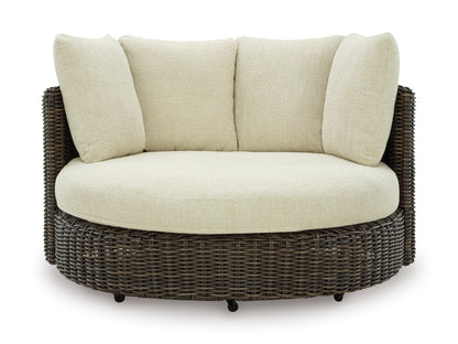 Kimora Swivel Lounge Chair With Cushion