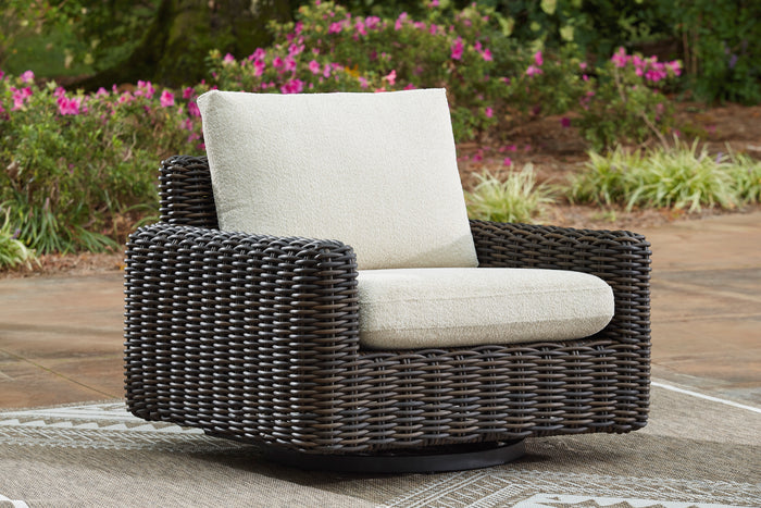 Kimora Swivel Glider Lounge With Cushion