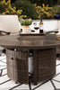 Paradise Trail Round Fire Pit Table