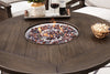 Paradise Trail Round Fire Pit Table