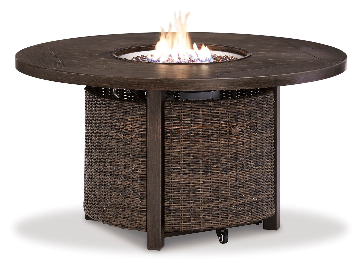 Paradise Trail Round Fire Pit Table