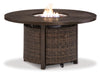 Paradise Trail Round Fire Pit Table