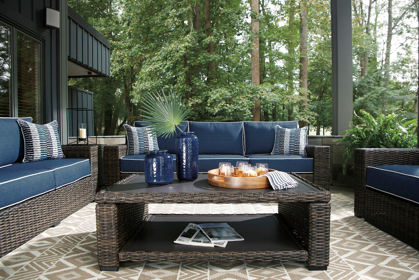 Grasson Lane Rectangular Cocktail Table