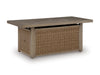 Revare Beach Rectangular Fire Pit Table